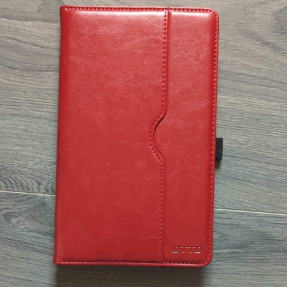 Otto Red Leather Samsung Galaxy A9 Tablet Case